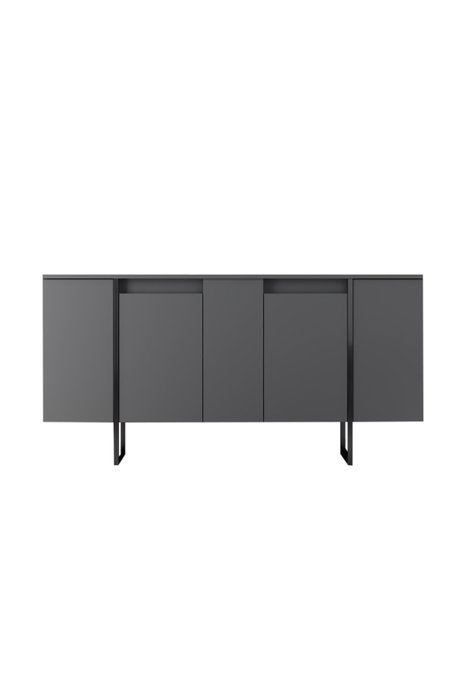 Hanah Home Conjunto de Muebles de Salón Luxe en Nogal y Negro Hanah Home Conjunto de Muebles de Salón Luxe en Nogal y Negro